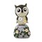 Roman 7.5 Inch Owl On Stone Figurine Summer Figurine , Summer Decor Bird Spring Summer Flowers